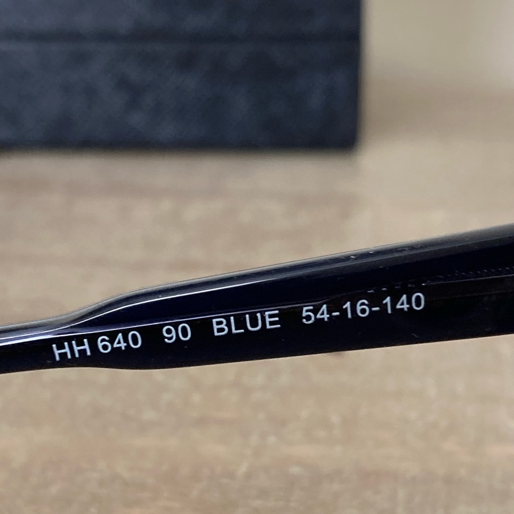 Authentic Halston Cat Eye Blue Suglasses - Picture 7 of 8